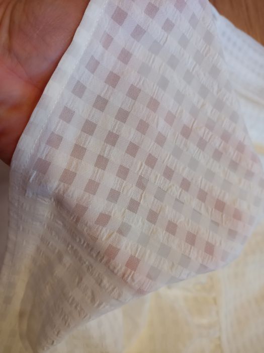 Biała H&M midi maksi spódnica na lato 34/36