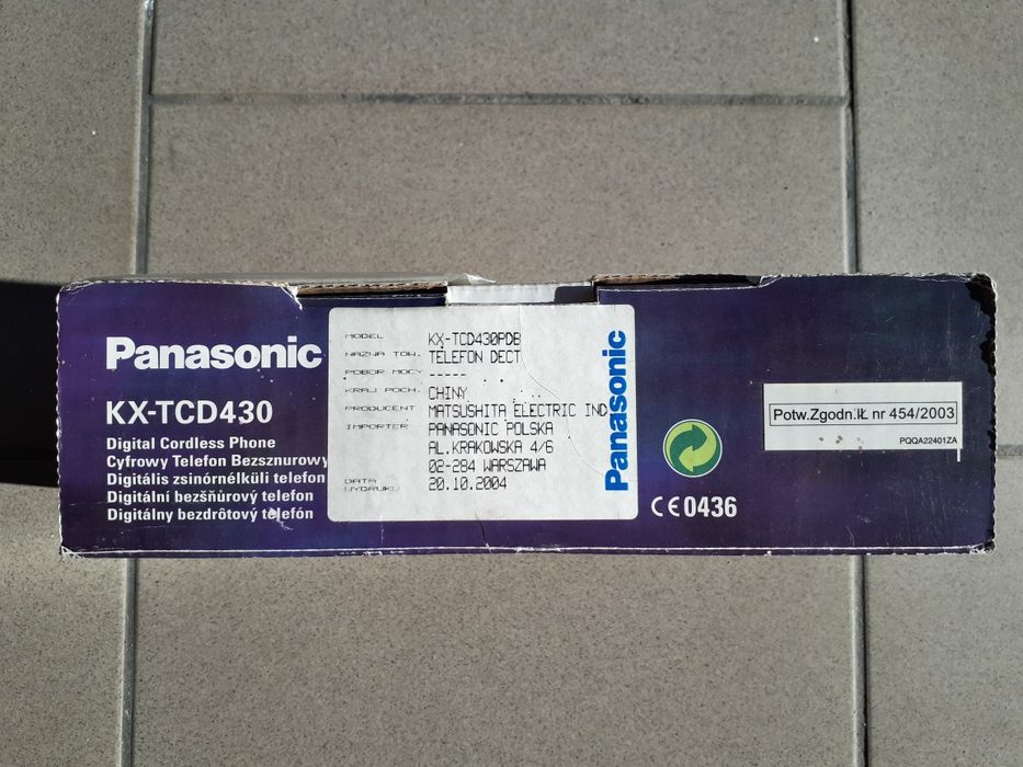 Telefon stacjonarny Panasonic bezprzewodowy