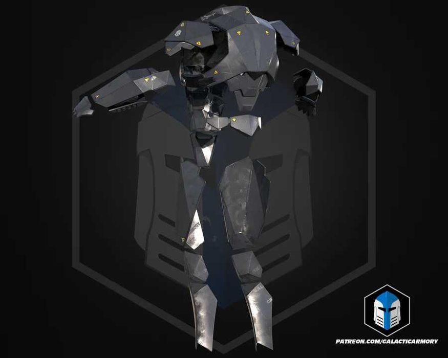 Zbroja Cosplay Null Cipher - Helldivers 1:1
