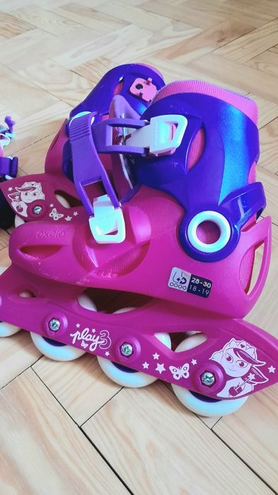 Patins e protetores de Criança Oxelo - Quase novo