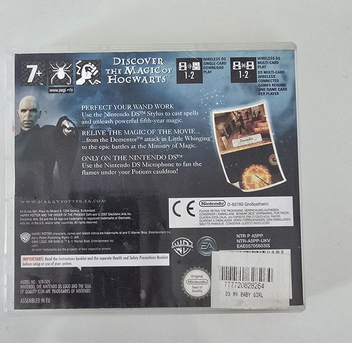 Harry Potter and the Order of the Phoenix Nintendo DS