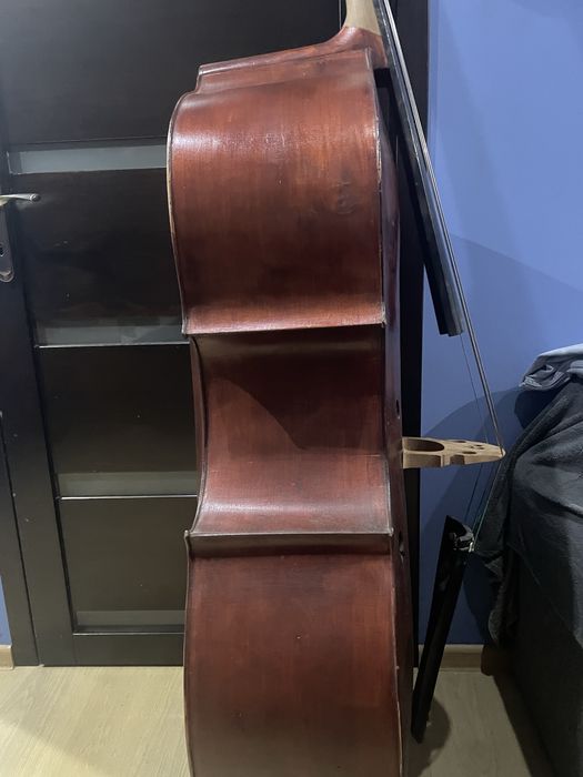 Całodrewniany kontrabas 3/4