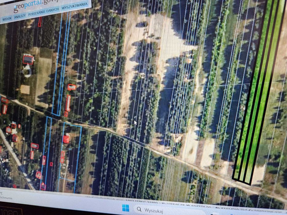 Sprzedam działkę rolną 1,66 ha w Jeżowie gm. Końskie, pow. konecki