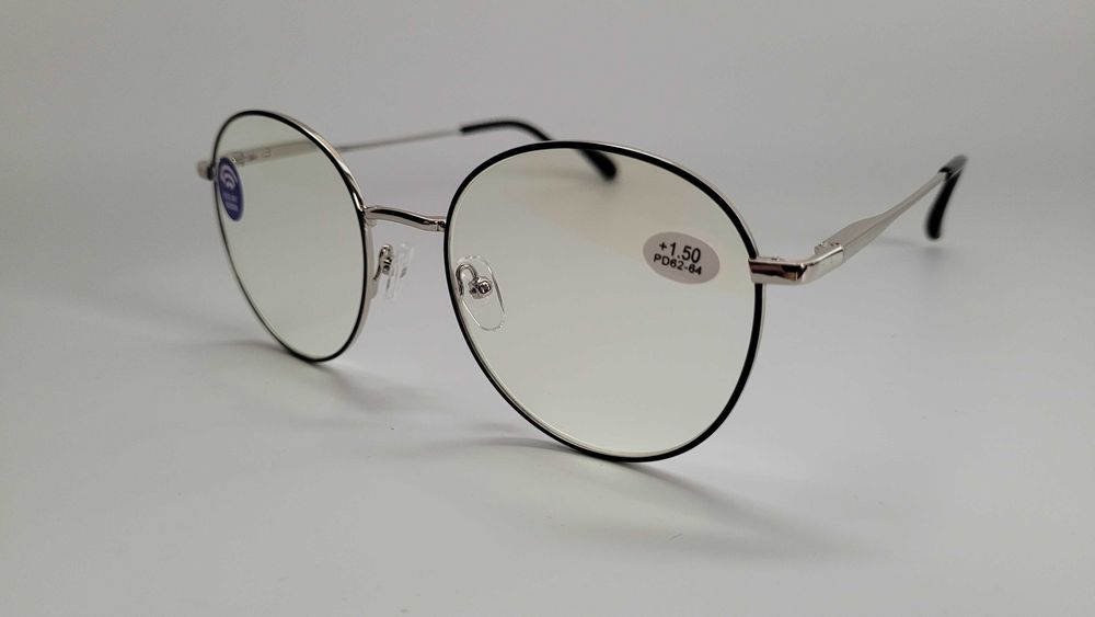 Очки для зрения женские Blue blocker в металлической оправе