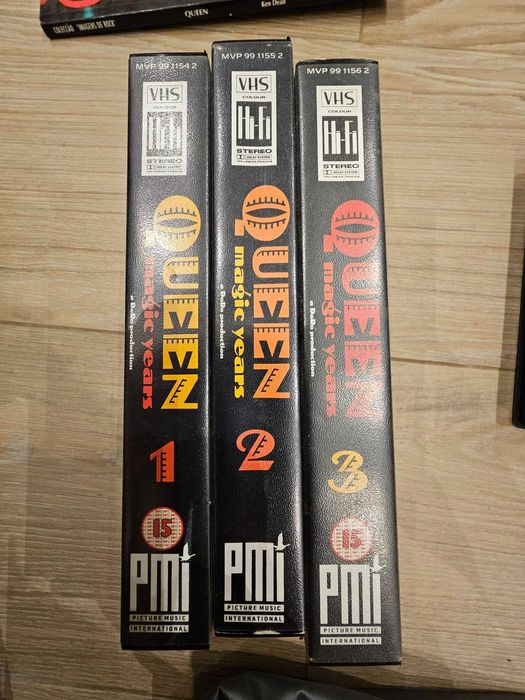 Queen Magic Years 1, 2 e 3 colecção completa VHS