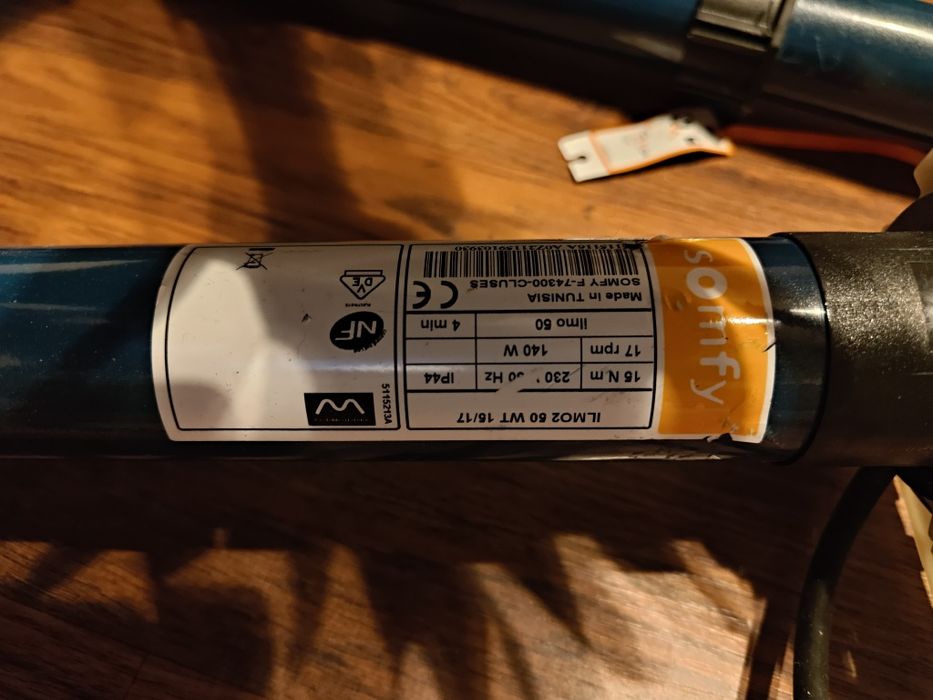 Somfy silniki rolety elektryczne