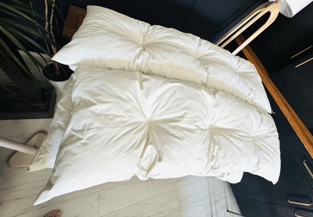 Poduszki na palety kremowe ecru zestaw 8 sztuk XXL XL