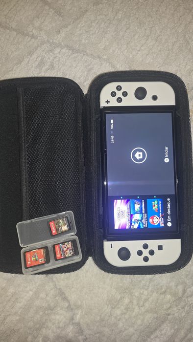 Nintendo Switch OLED + Torre gaming + Monitor OMEN troca por Portatil