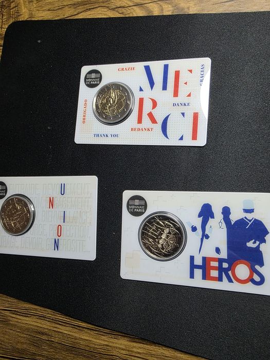 Moedas 2€ coincard Covid