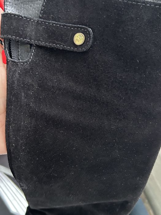 Botas pretas pele seaside