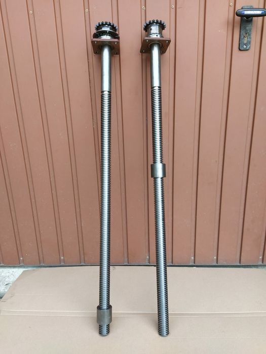 Śruby trak taśmowy. Części