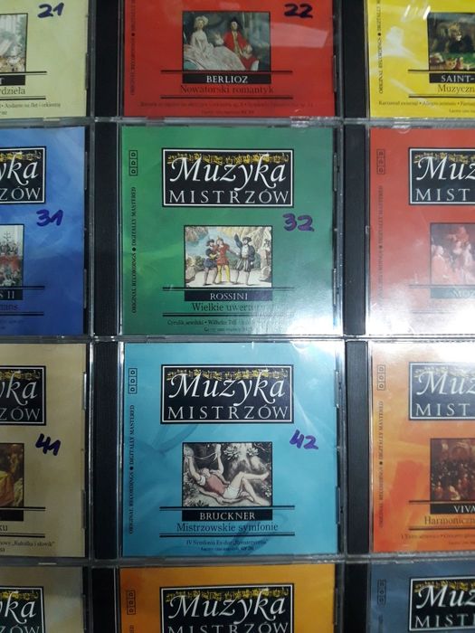 Kolekcja 71 płyt CD muzyka Mistrzów