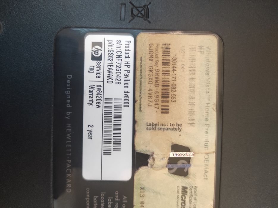 laptop hp sprawny