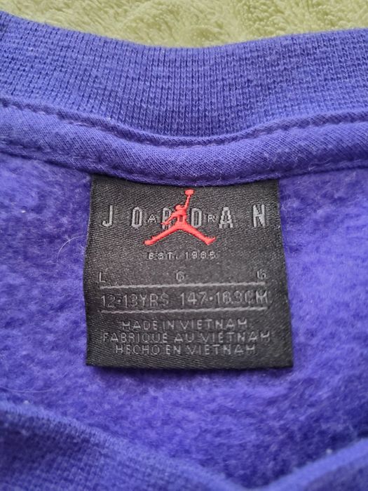 Оригінальна Nike Air Jordan Фіолетовий Колір Лонгслів Худі