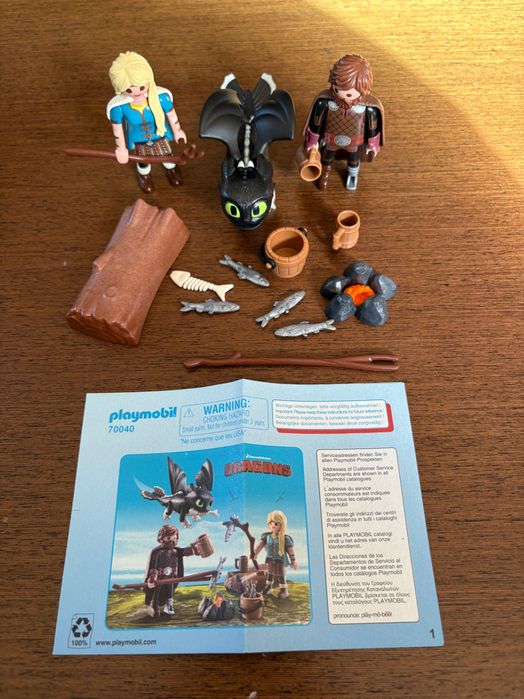 Playmobil 70040 Smoki Czkawka Astrid I Mały Smok