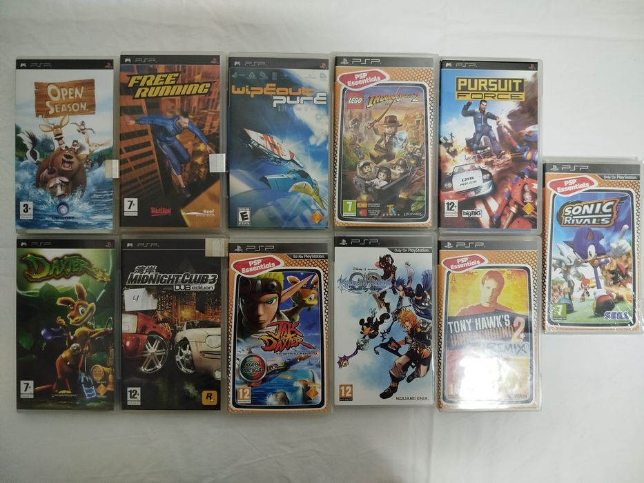 Jogos PSP vários preços