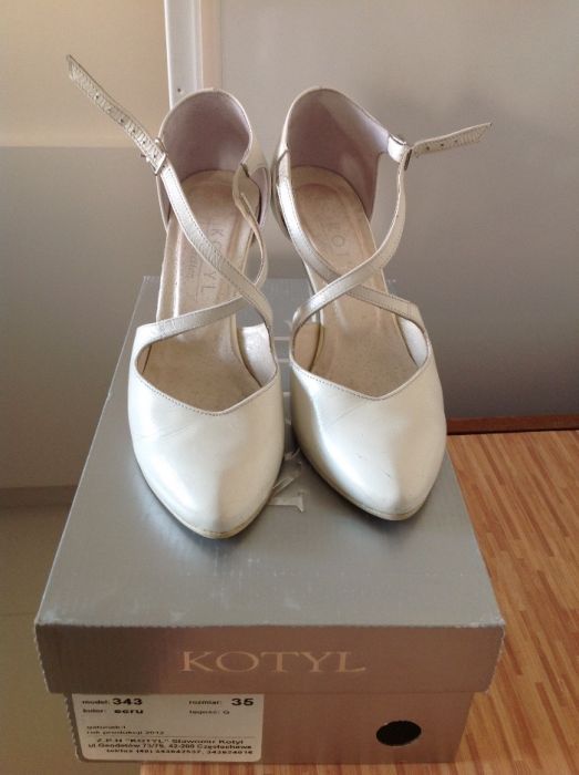 Buty ślubne, do tańca rozmiar 35 Kotyl