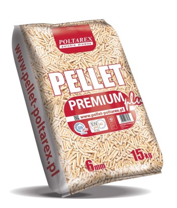 Pellet drzewny sosnowy Poltarex klasa a1 certyfikowany