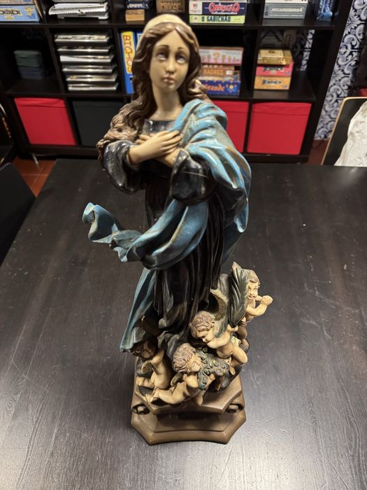 Nossa senhora da Conceiçao marfinite vintage antigo