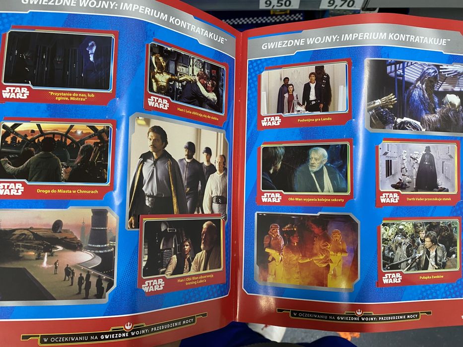 karty i figurki star wars