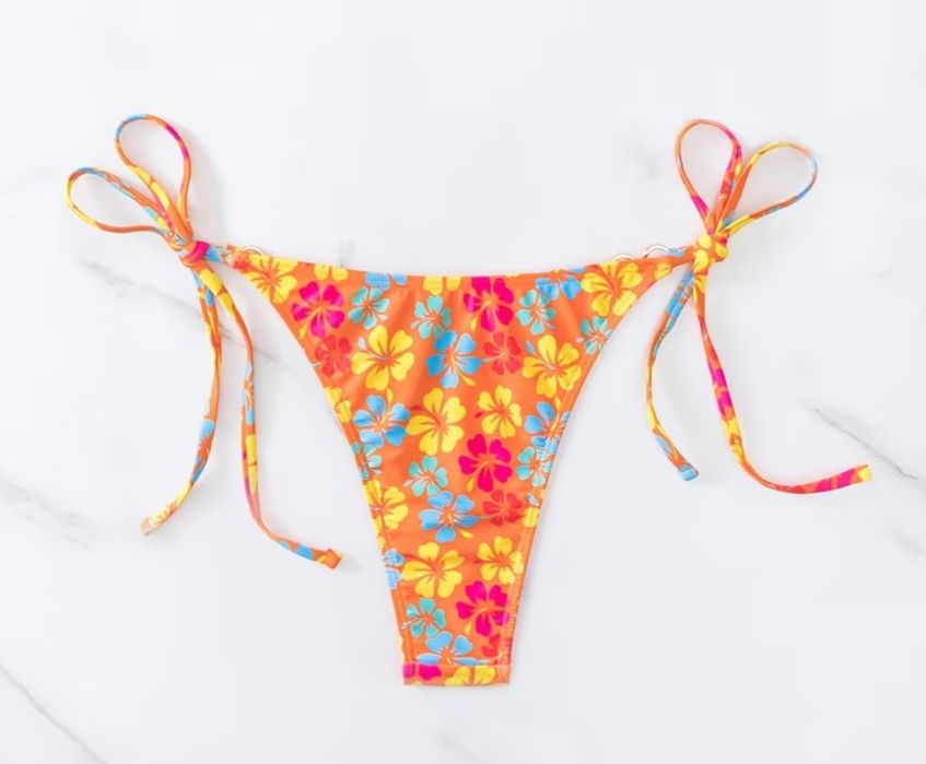 Новые бикини-низ, трусики, L/M/50, купальник, яркие, разноцветные