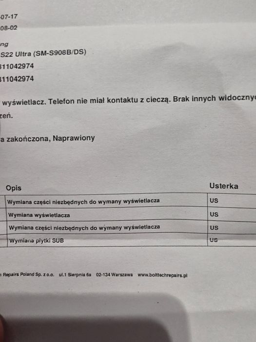 Samsung S22 ultra 512 GB