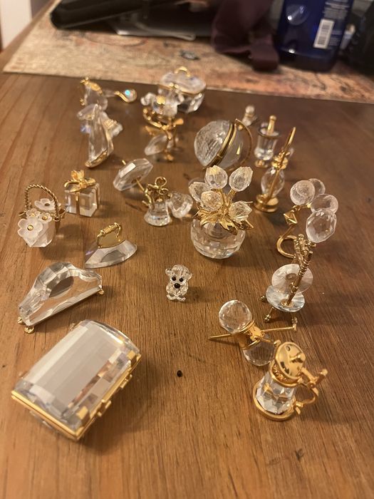 25 miniaturas Swarovski (usado) em muito bom estado