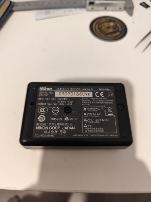 Ładowarka Nikon MH-18a quick charge szybka oryginał okazja