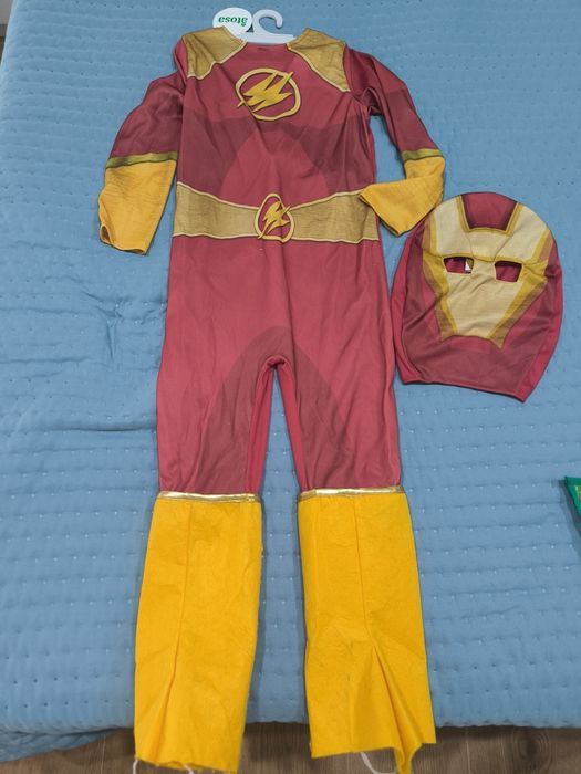 Disfarce Super Herói Flash Carnaval Festas Temáticas