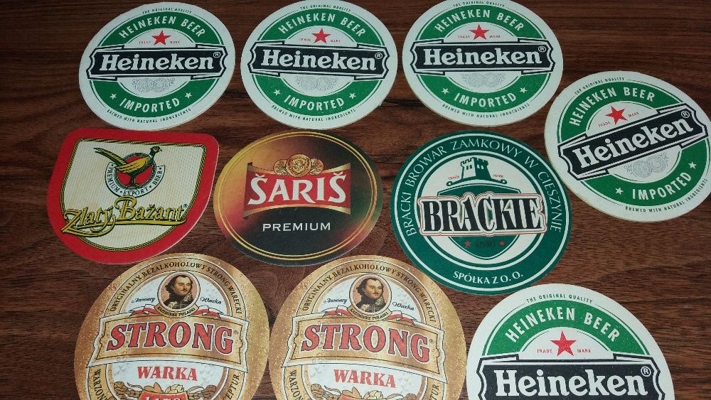 Podkładki pod szklanki na piwo