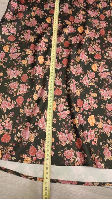 Długa spódnica damska dziewczęca Zara kwiecista