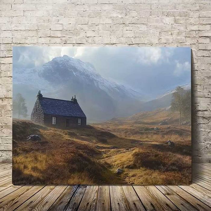 Drewniana Ramka, Obraz Ścienny,