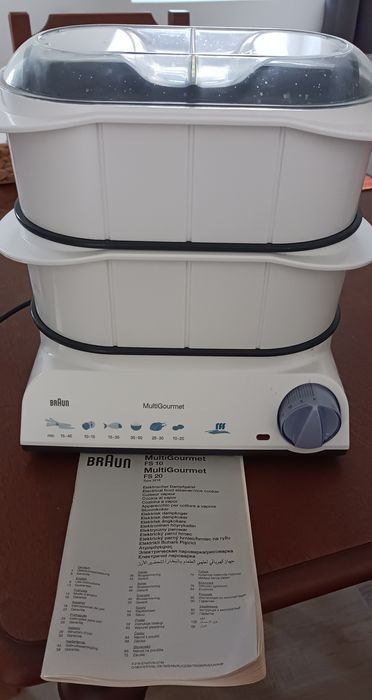 Máquina cozinhar vapor Braun