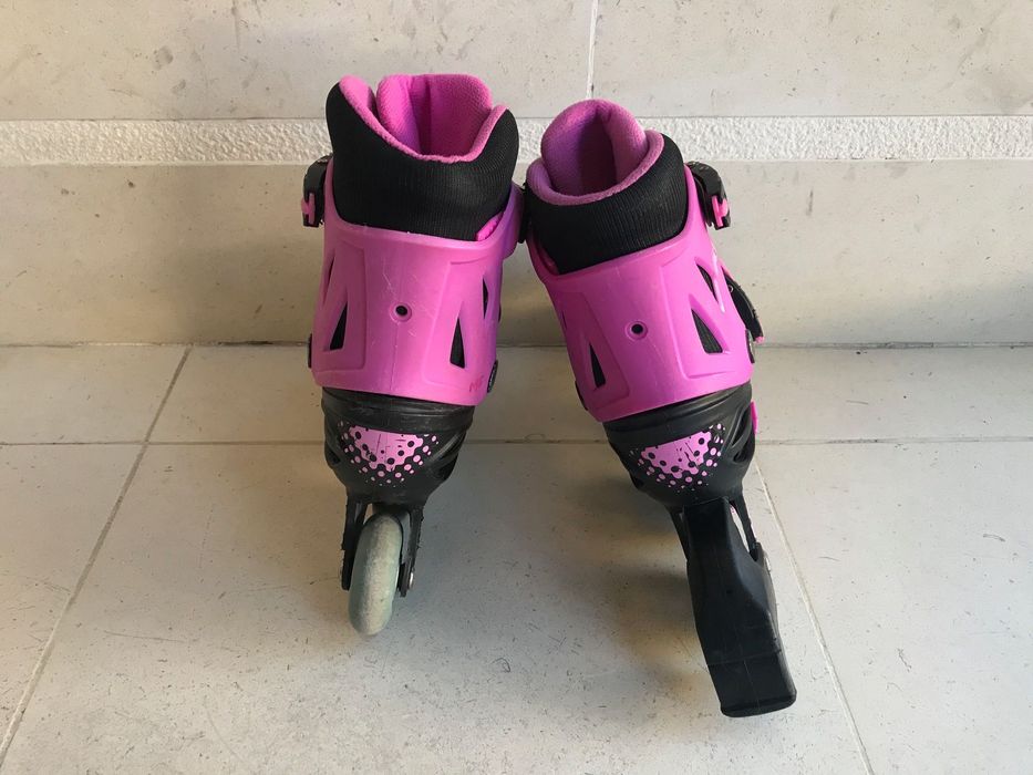 Patins em linha para menina - Tamanho 30 a 33
