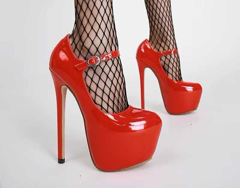 Szpilki na platformie szpilka 17 cm 2 kolory