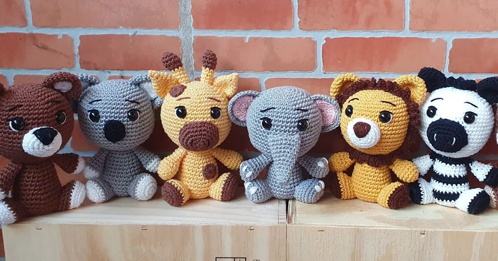 Safari baby amigurumi