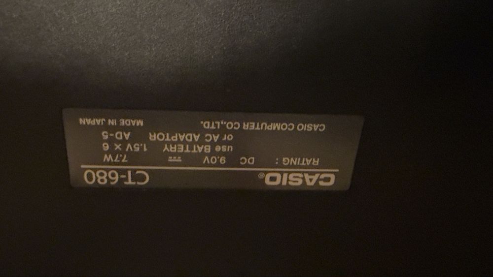 Ceyboard CASIO CT-680+ stojak