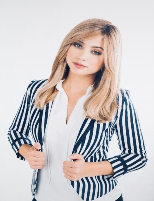 Peruca 100% cabelo natural Charlize - nova