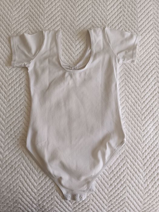 Maillot Ballet com casaco branco 4-5 anos