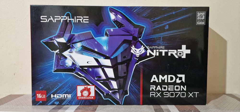 Sapphire NITRO+ AMD Radeon RX 9070 XT OC 16GB GDDR6