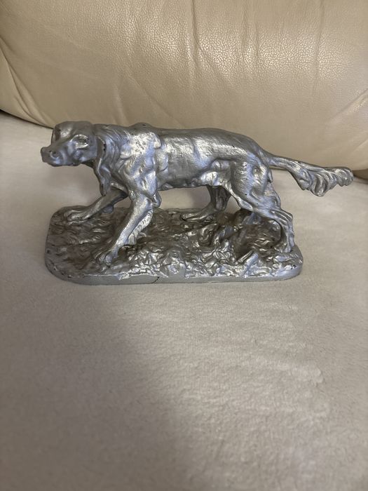 Figura psa z żeliwa carska Rosja sygnowany
