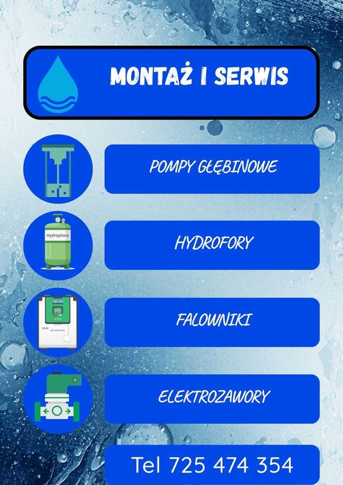 Montaż i serwis Pomp głębinowych