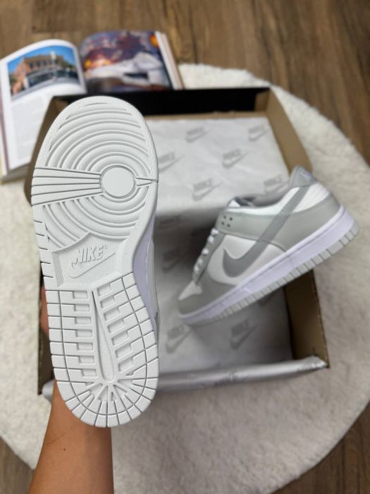 НОВИНКА! Nike SB Dunk Low White Grey 41 42 43 44 45