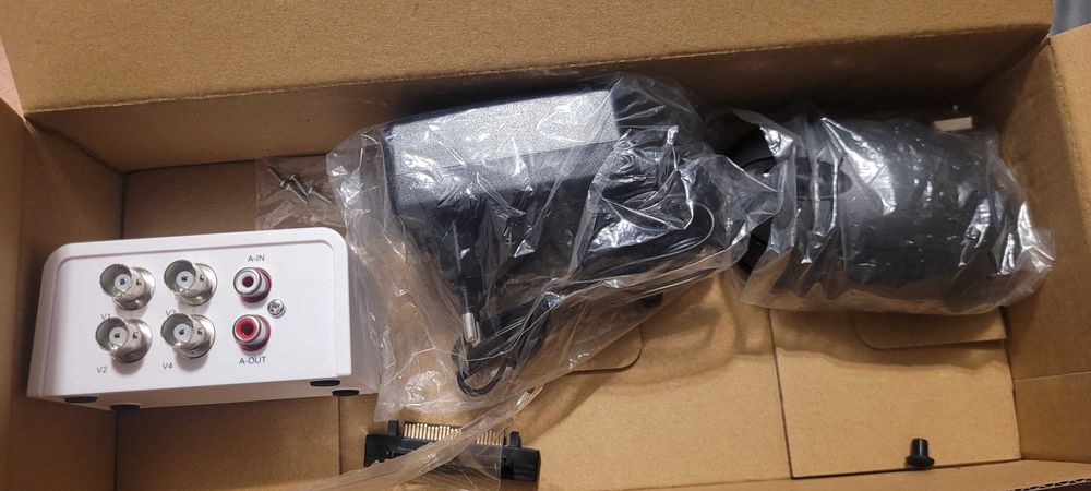 NOWY! SANNCE 4 kanałowy rejestrator All-in-One