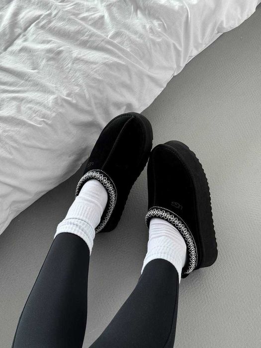 Угги/Угг/Уггі/Уги/Угі/UGG Australia Tasman Platform Black/Tazz Slipper