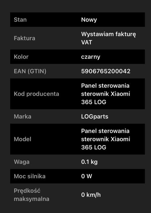 Sterownik + pokrywa do Xiaomi M365