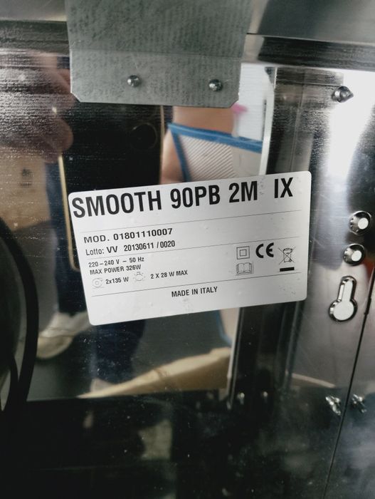 Exaustor Tecnogas 90cm inox 2 motores NOVO