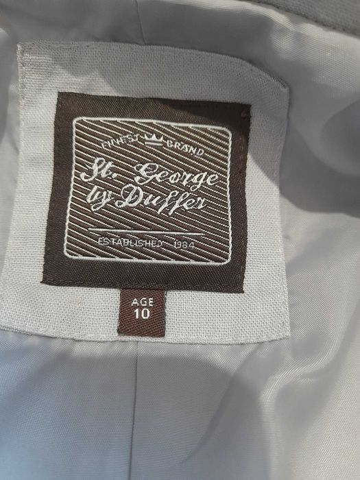 St. George by Duffer marynarka szara len Designers at Debenhams 140