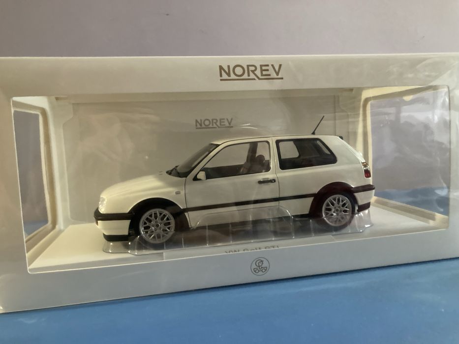 Volkswagen VW Golf III 3 GTI 1996 Candy White Norev model 1/18 1:18