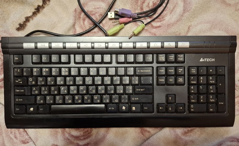 Клавиатура A4tech мультимедийная